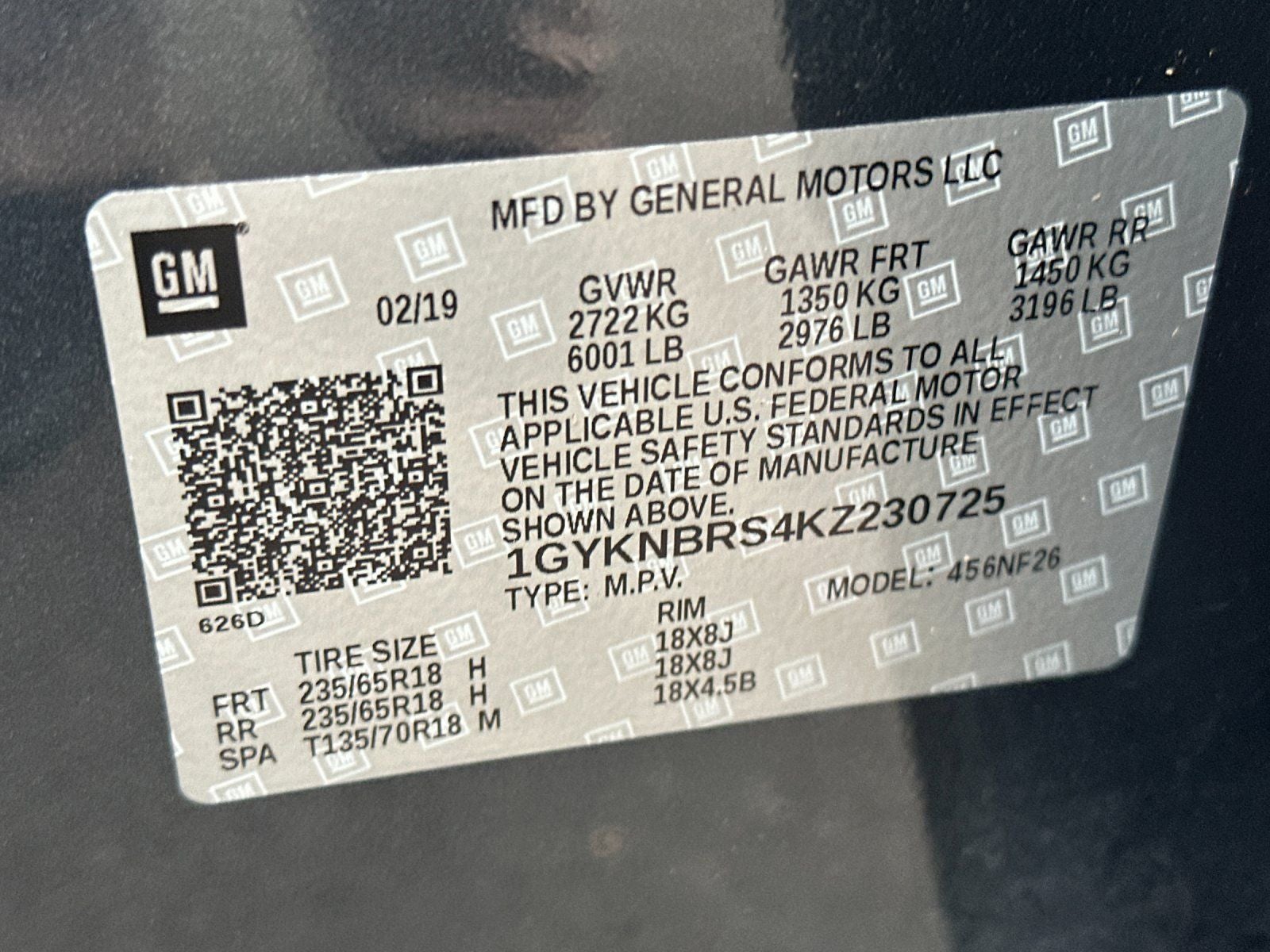 2019 Cadillac XT5 Base