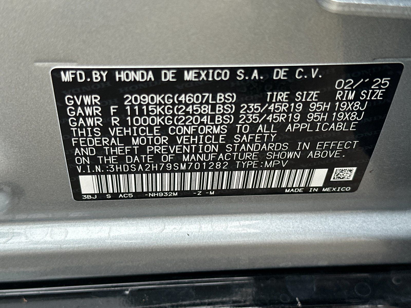 2025 Acura ADX A-Spec Advance Package