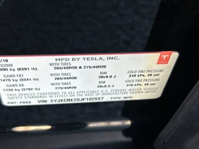 2018 Tesla Model X 75D