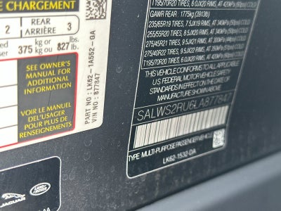 2020 Land Rover Range Rover Sport HST