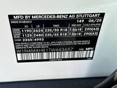 2026 Mercedes-Benz GLB GLB 250 4MATIC®