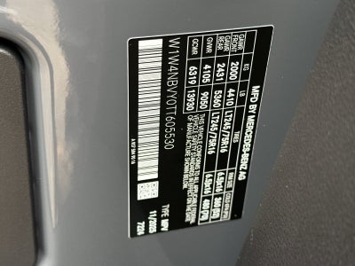 2026 Mercedes-Benz Sprinter 2500 Cargo 144 WB 4MATIC®
