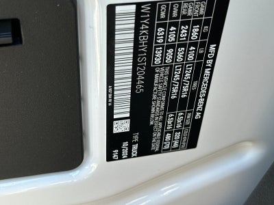 2025 Mercedes-Benz Sprinter 2500 Cargo 144 WB