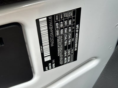 2025 Mercedes-Benz Sprinter 2500 Cargo Cargo 144 WB High Roof