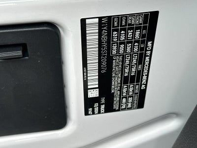 2025 Mercedes-Benz Sprinter 2500 Cargo 144 WB