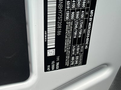 2025 Mercedes-Benz Sprinter 2500 Cargo 144 WB