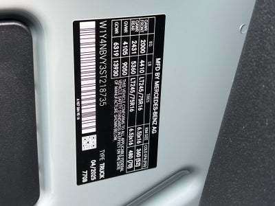 2025 Mercedes-Benz Sprinter 2500 Cargo 144 WB 4MATIC®