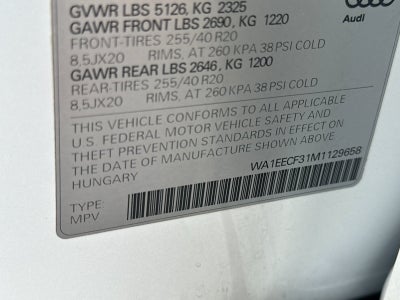 2021 Audi Q3 Premium Plus S Line quattro