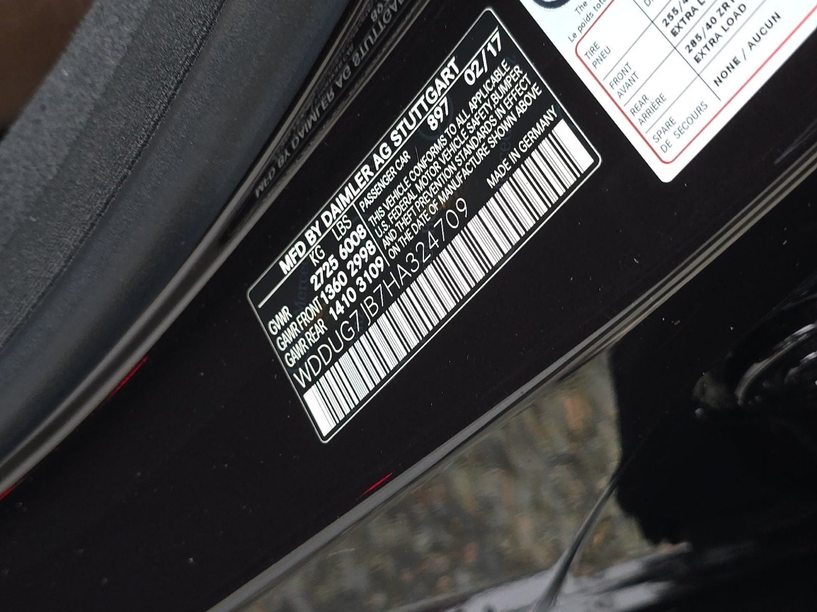 2017 Mercedes-Benz S-Class S 63 AMG® 4MATIC®