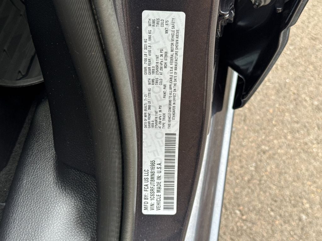 2021 RAM 1500 Laramie