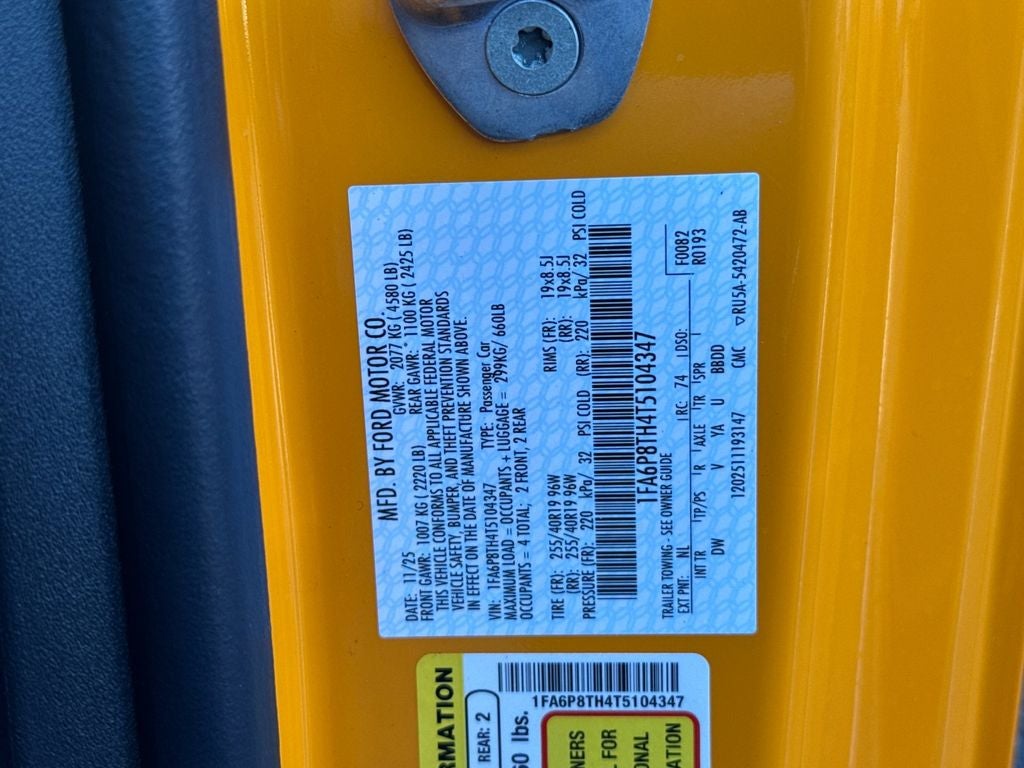 2026 Ford Mustang EcoBoost