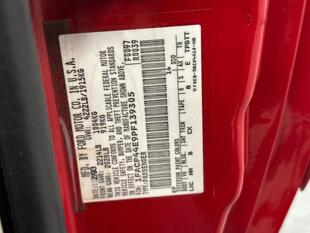 1993 Ford Mustang LX