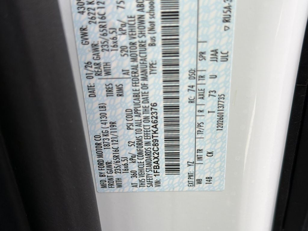 2026 Ford Transit-350 XLT