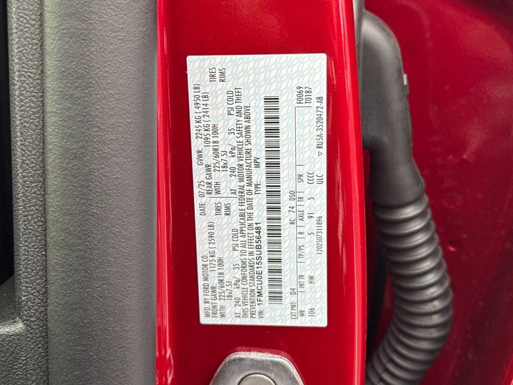 2025 Ford Escape Plug-In Hybrid Base