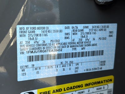 2026 Ford Expedition Tremor