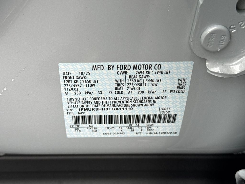 2026 Ford Explorer Platinum