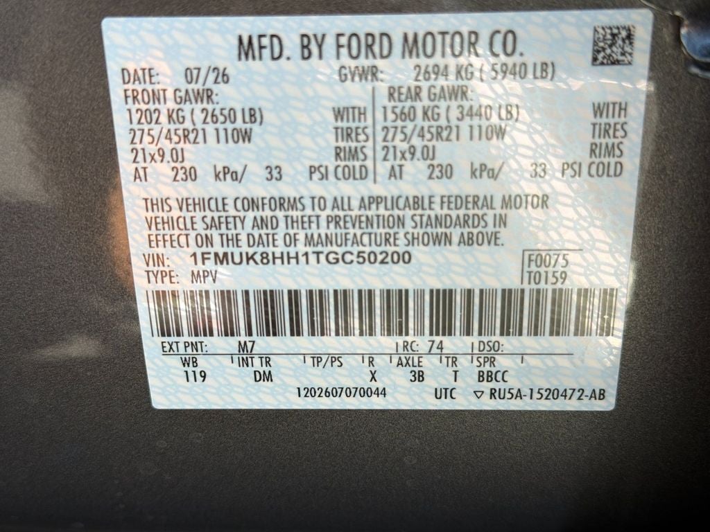 2026 Ford Explorer Platinum