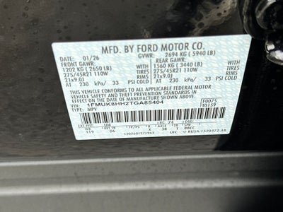 2026 Ford Explorer Platinum