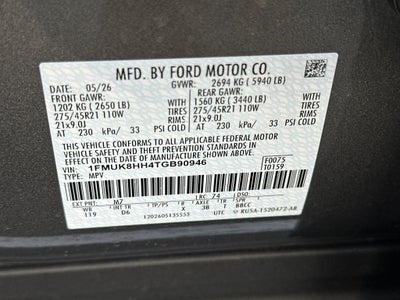2026 Ford Explorer Platinum