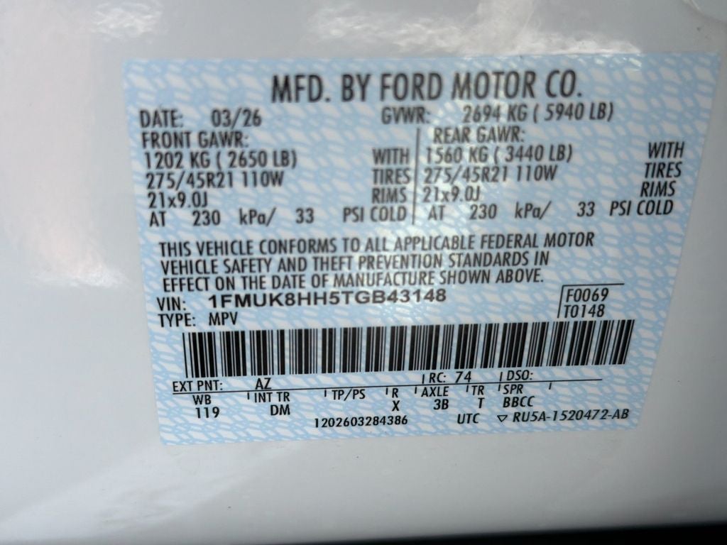 2026 Ford Explorer Platinum