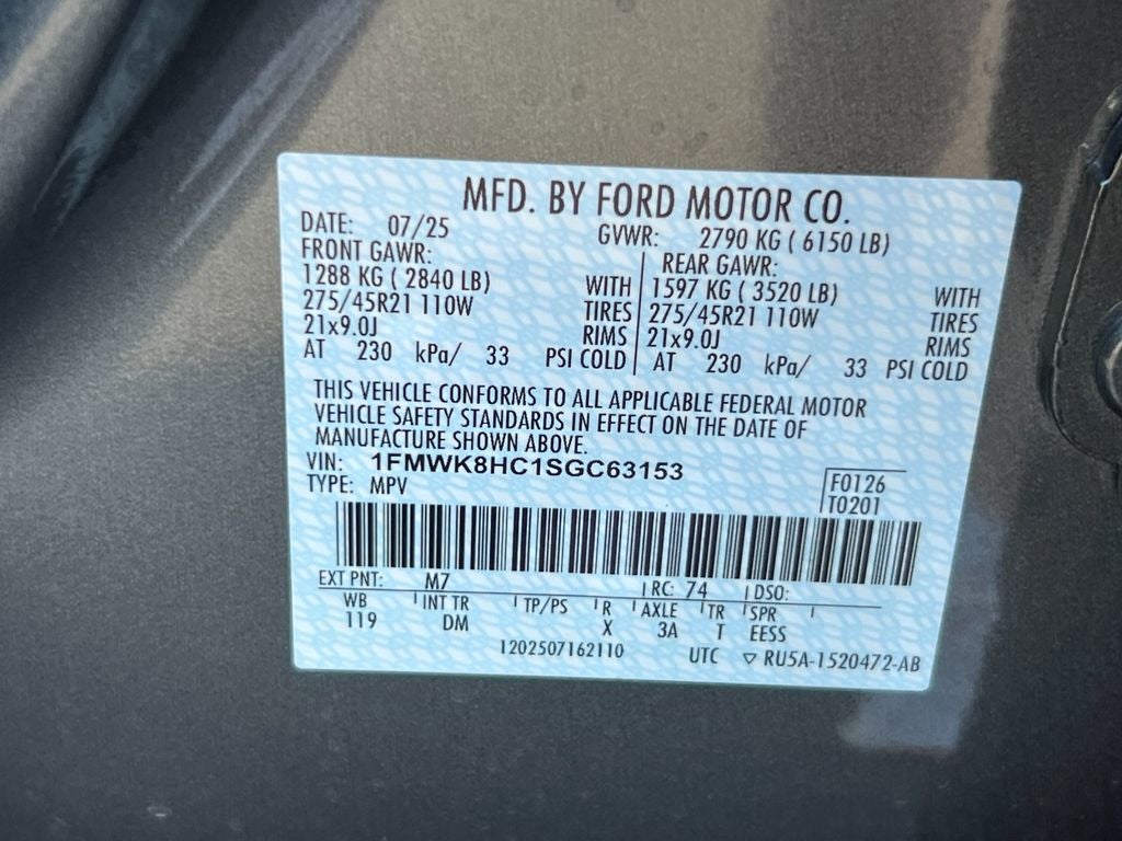 2025 Ford Explorer Platinum