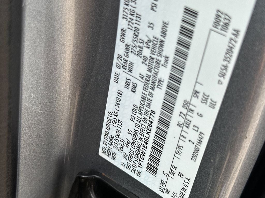 2020 Ford F-150 XLT