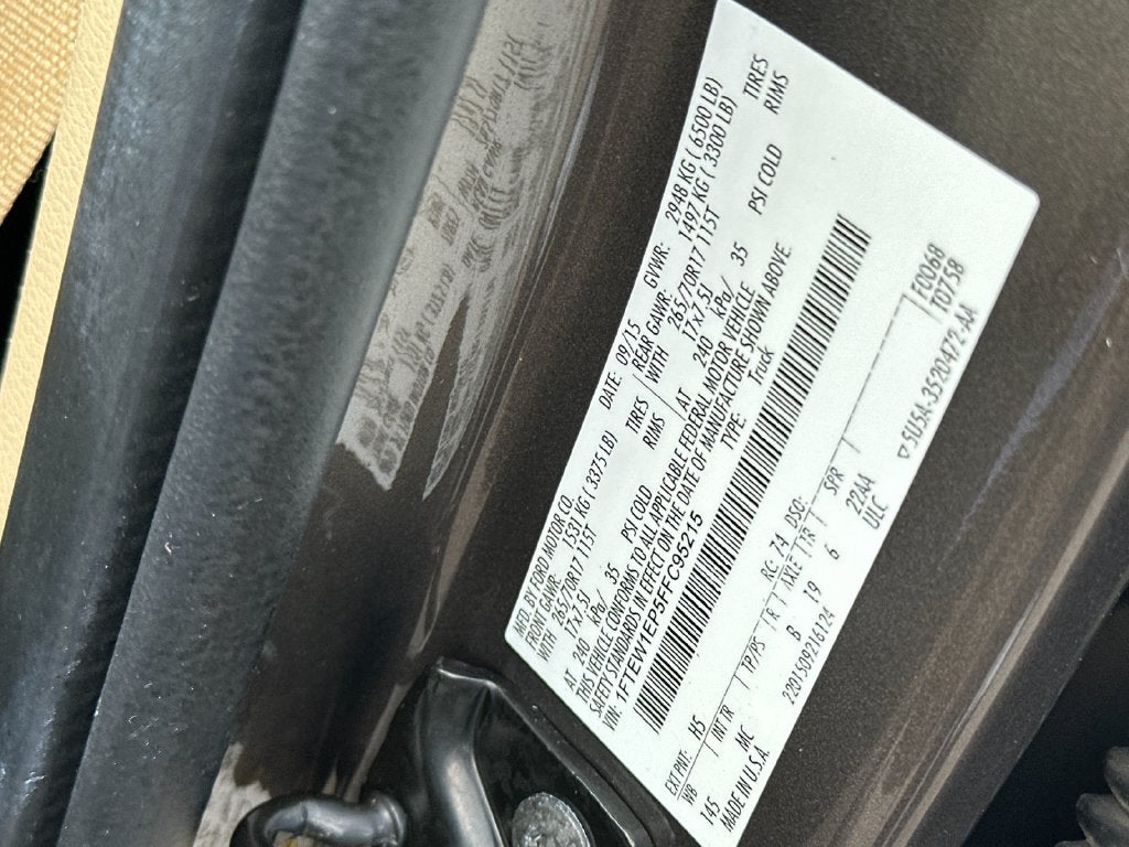 2015 Ford F-150 XLT