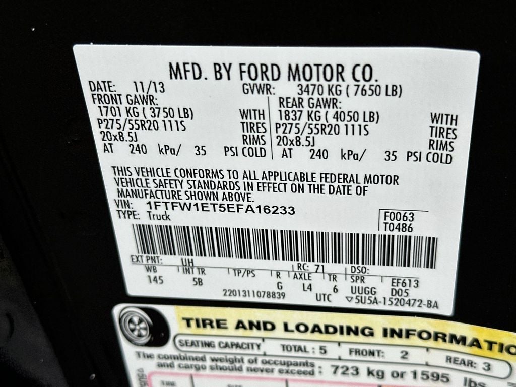 2014 Ford F-150 FX4