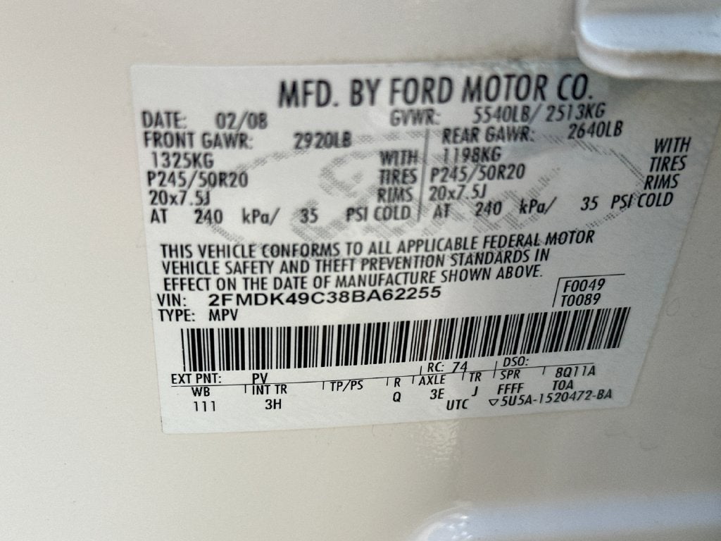 2008 Ford Edge Limited