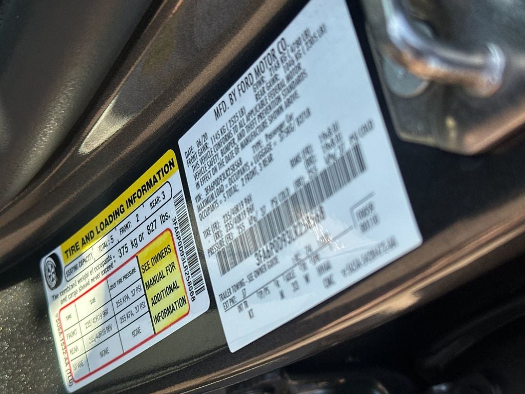 2020 Ford Fusion Titanium