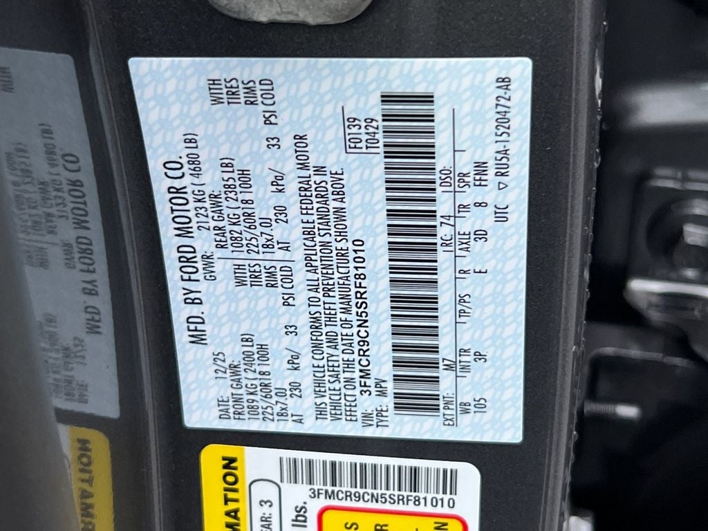 2025 Ford Bronco Sport Outer Banks