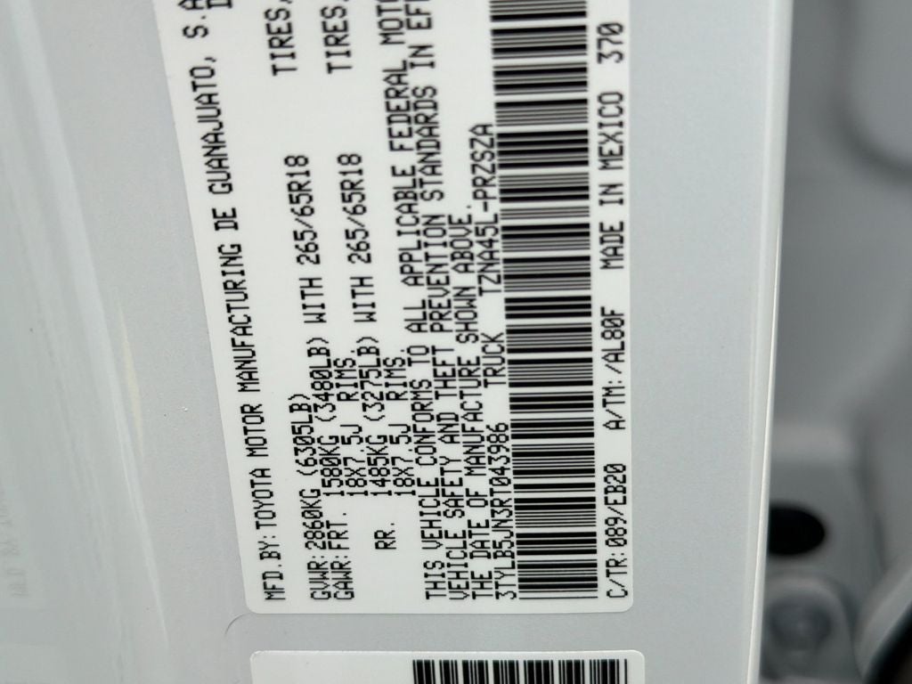 2024 Toyota Tacoma Limited