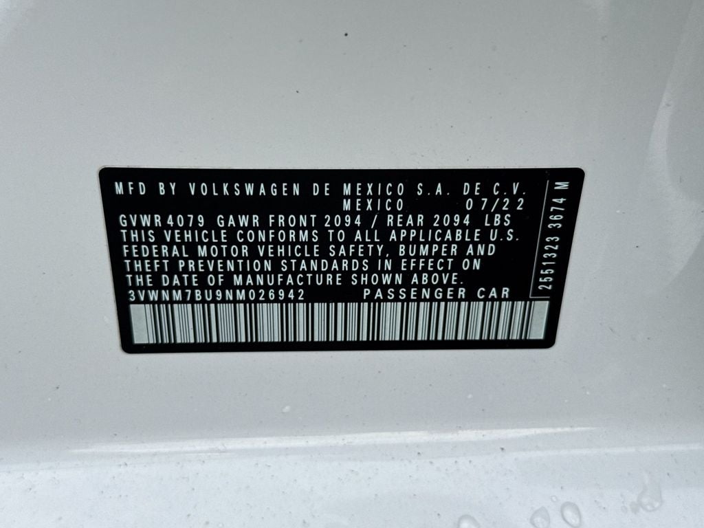 2022 Volkswagen Jetta 1.5T S