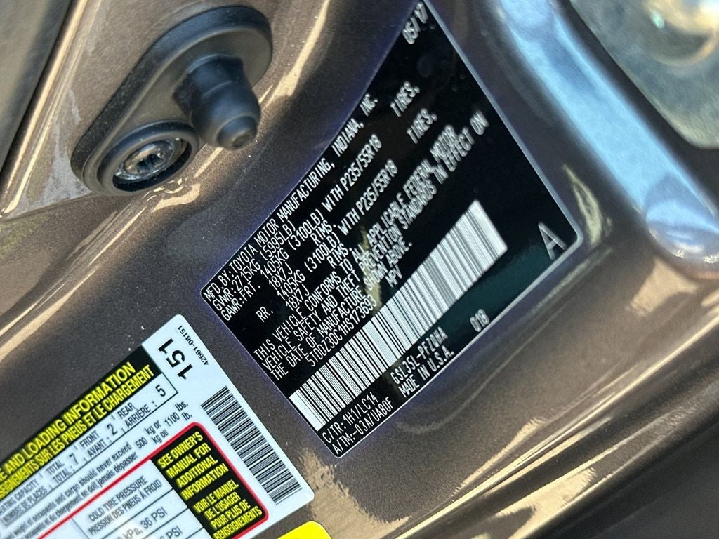 2017 Toyota Sienna XLE 7 Passenger