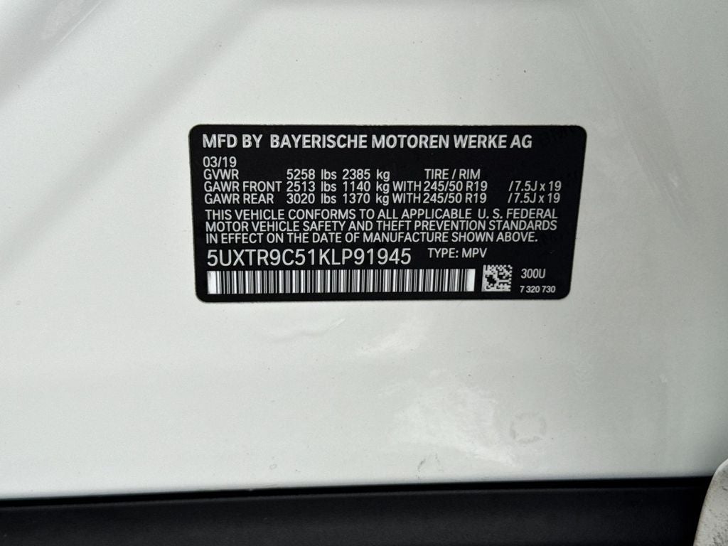 2019 BMW X3 xDrive30i