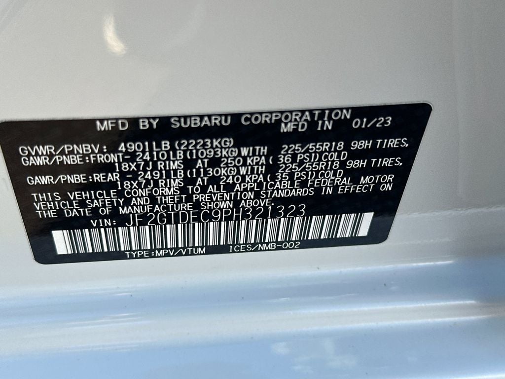 2023 Subaru Crosstrek Hybrid