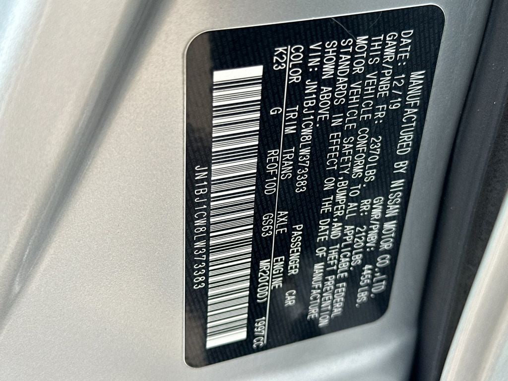2020 Nissan Rogue Sport S