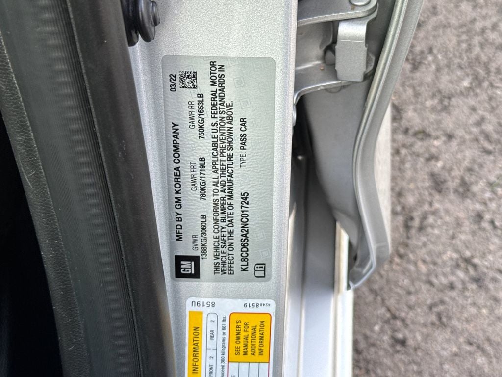 2022 Chevrolet Spark 1LT