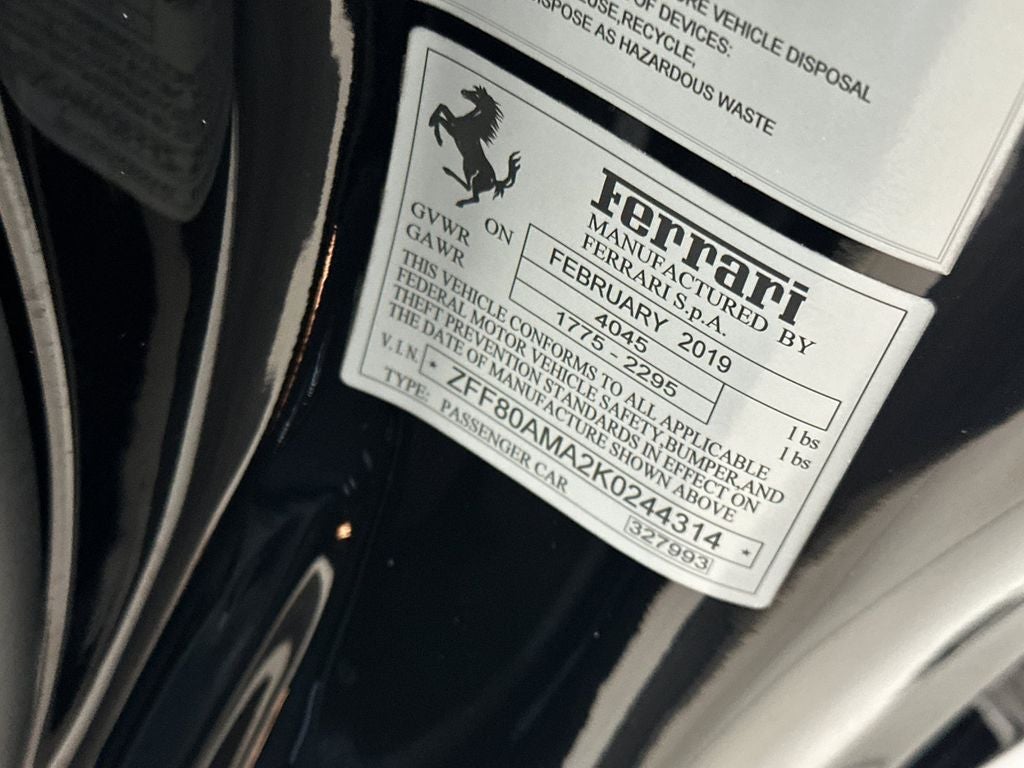 2019 Ferrari 488 Spider Base