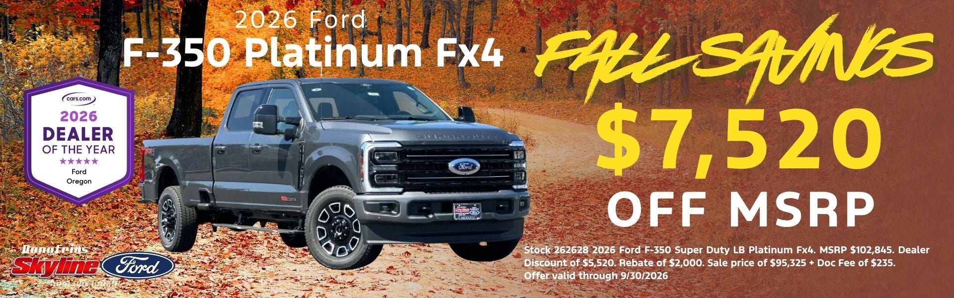 F-350 Platinum Discount Skyline Ford Salem Kiezer Oregon