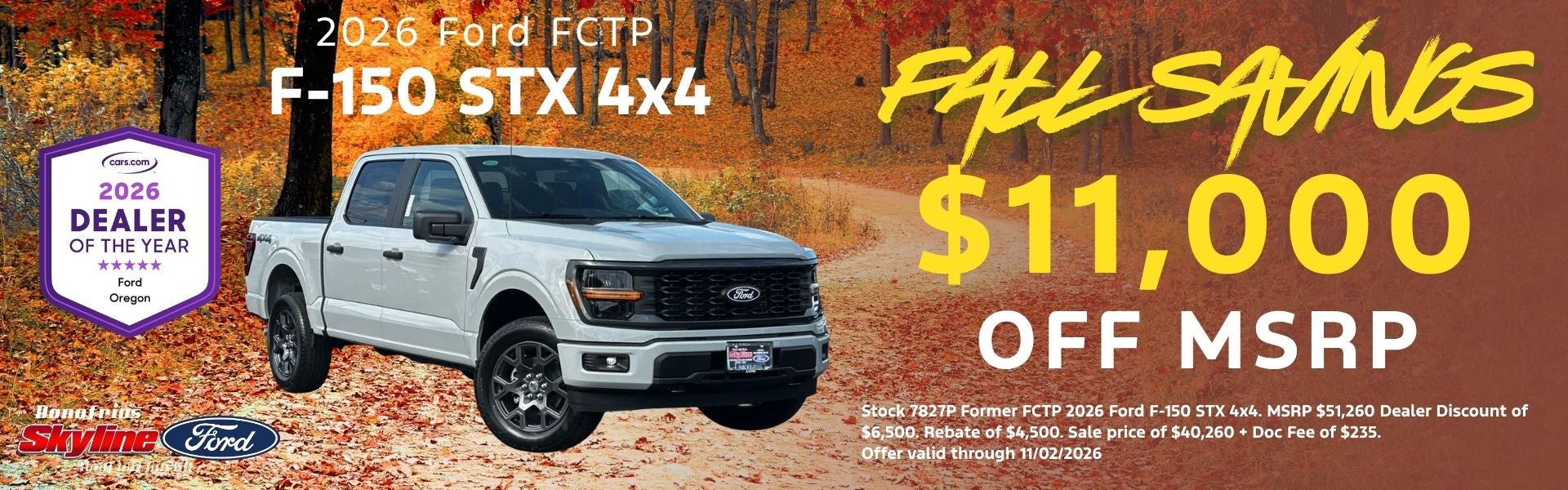 F150 STX FCTP Special Skyline Ford Salem Oregon