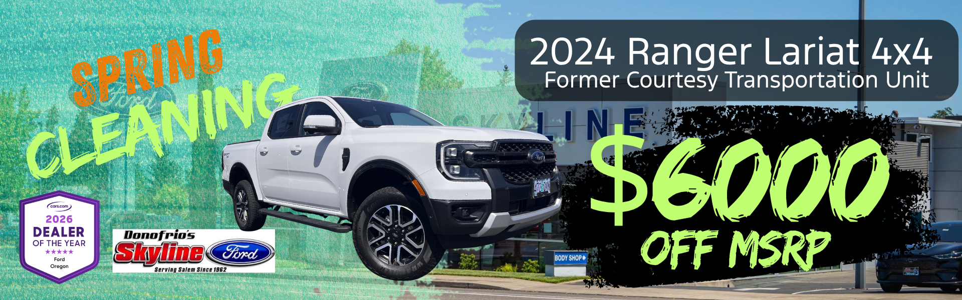 2024 Ford Ranger Lariat CTP Skyline Ford Salem Oregon