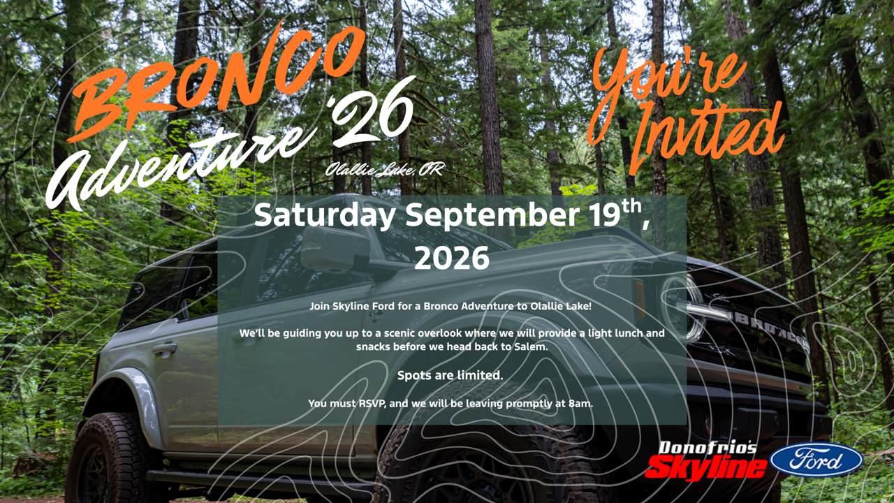Bronco Adventure 2026