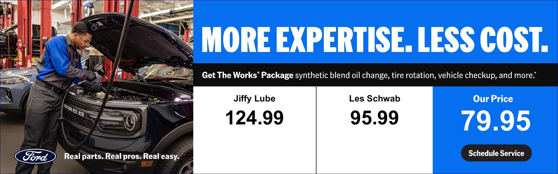 Compare pricing. Skyline Ford offers a better service less.