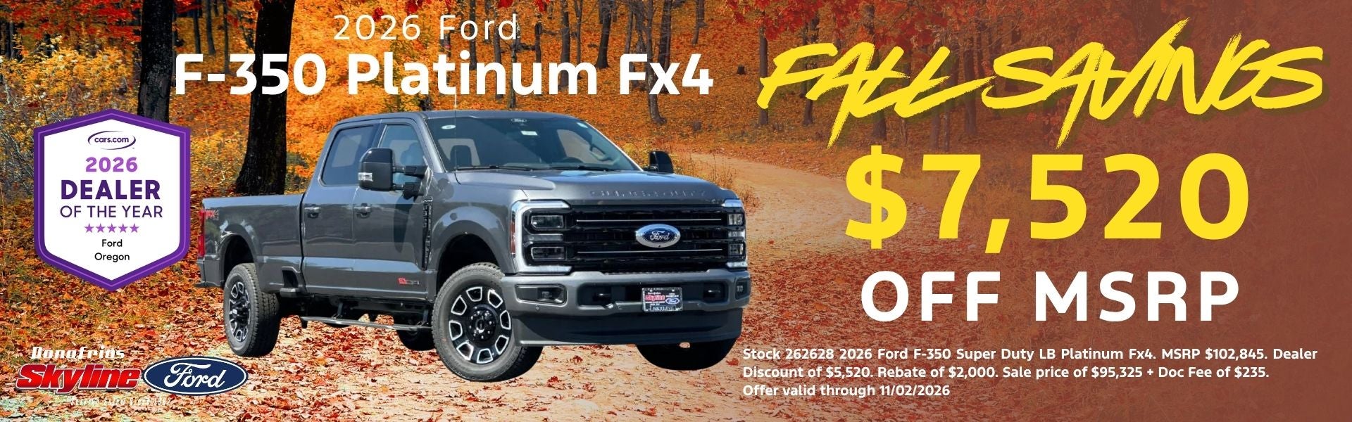 F-350 Platinum Special Skyline Ford Salem Oregon